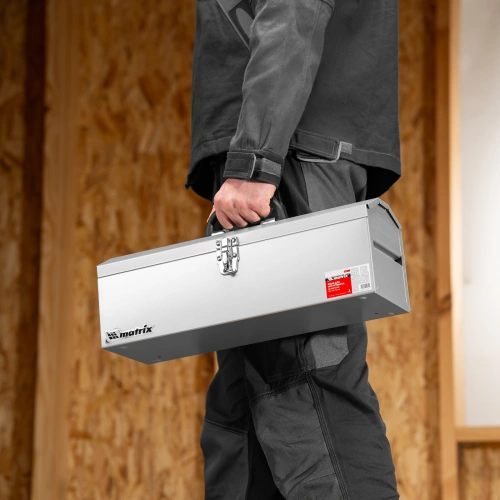 Ящик для инструмента, 484 х 154 х 165 мм, металлический Matrix по ценам производителя в Челябинске с доставкой по всей России