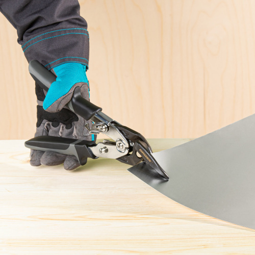 Ножницы по металлу "Piranha", усиленные, 255 мм, прямой и левый рез, сталь СrMo, двухкомпонентные рукоятки Gross по ценам производителя в Челябинске с доставкой по всей России