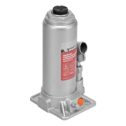 Домкрат гидравлический бутылочный, 6 т, h подъема 216-413 мм, в пластиковом кейсе Matrix по ценам производителя в Челябинске с доставкой по всей России