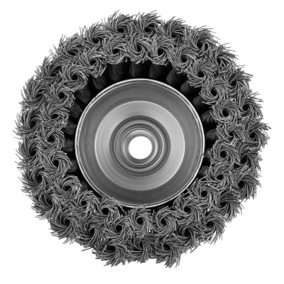 Щетка для УШМ, 125 мм, М14, "чашка", двухрядная, крученая проволока 0.5 мм Matrix по ценам производителя в Челябинске с доставкой по всей России