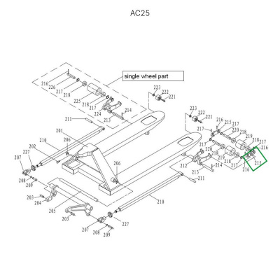 Соединительная пластина подвильных роликов гидравлических тележек AC25 по ценам производителя в Челябинске с доставкой по всей России