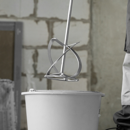 Насадка для миксера, для тяжелых растворов, 160 х 590 мм, оцинкованная, хвостовик резьба М14 Сибртех по ценам производителя в Челябинске с доставкой по всей России