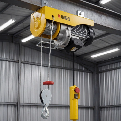 Тельфер электрический TF-1000,1 т, 1600 Вт, высота 12 м, 8 м/мин Denzel по ценам производителя в Челябинске с доставкой по всей России