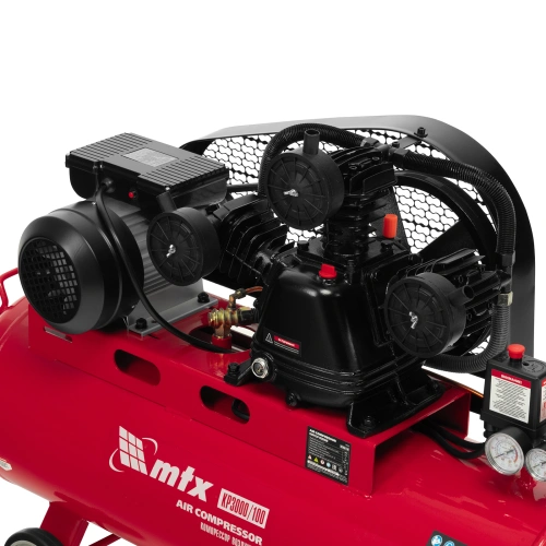 Компрессор воздушный ременный привод КР3000/100  3,0 кВт, 100 литров, 510 л/мин МТХ по ценам производителя в Челябинске с доставкой по всей России