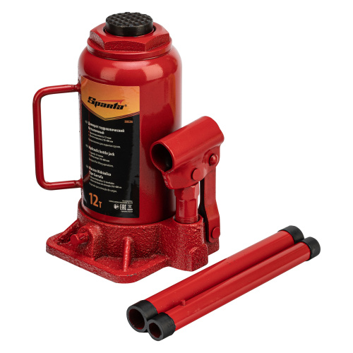 Домкрат гидравлический бутылочный, 12 т, h подъема 210-400 мм Sparta по ценам производителя в Челябинске с доставкой по всей России