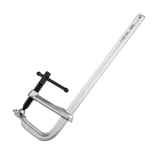 Струбцина F-образная, 100x300мм, кованая Denzel по ценам производителя в Челябинске с доставкой по всей России