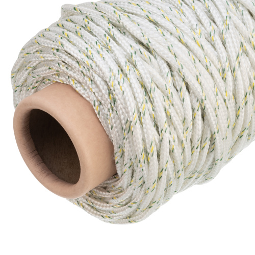 Фал плетеный капроновый с сердечником, 6 мм, L 100 м, 16-прядный, Сибртех по ценам производителя в Челябинске с доставкой по всей России