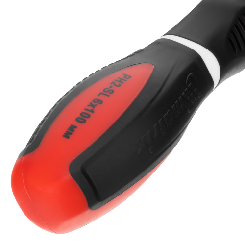 Отвертка комбинированная, SL6/PH2, CrV, двухкомпонентная рукоятка Matrix по ценам производителя в Челябинске с доставкой по всей России