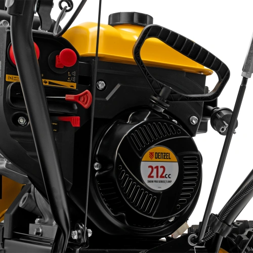 Бензиновая снегоуборочная машина SBM 610S PRO, 212 cc, электростартер, фара, обогрев Denzel по ценам производителя в Челябинске с доставкой по всей России