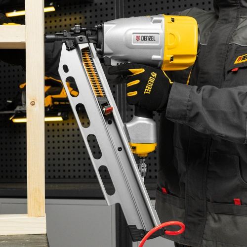 Нейлер пневматический PN2190 для гвоздей SN21 от 50 до 90 мм Denzel по ценам производителя в Челябинске с доставкой по всей России