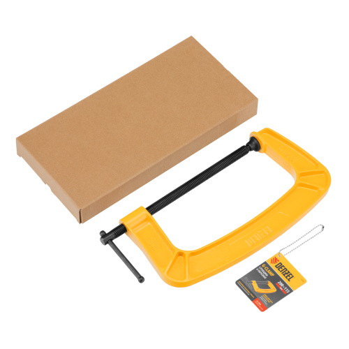 Струбцина G-образная, усиленная, 200 мм Denzel по ценам производителя в Челябинске с доставкой по всей России