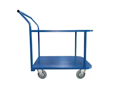 Тележка платформенная TOR ТП-1Я (500х800) 2х-ярусная (160мм) по ценам производителя в Челябинске с доставкой по всей России