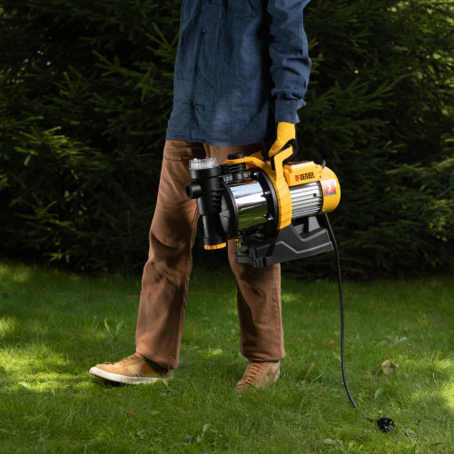 Садовый поверхностный насос GP1100SS, 1100 Вт, 4000 л/ч, подъем 45 м, пластик Denzel по ценам производителя в Челябинске с доставкой по всей России