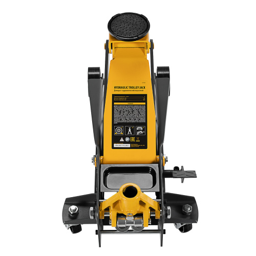 Домкрат гидравлический подкатной 3 т, с фиксатором, быстрый подъем, 135-480 мм, профессиональный Denzel по ценам производителя в Челябинске с доставкой по всей России
