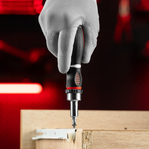 Отвертка реверсивная, набор бит, 12 шт, CrV Matrix по ценам производителя в Челябинске с доставкой по всей России