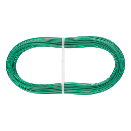 Трос металлополимерный зеленый ПР-2.5, толщина 2.5 мм, моток 20 метров Сибртех по ценам производителя в Челябинске с доставкой по всей России