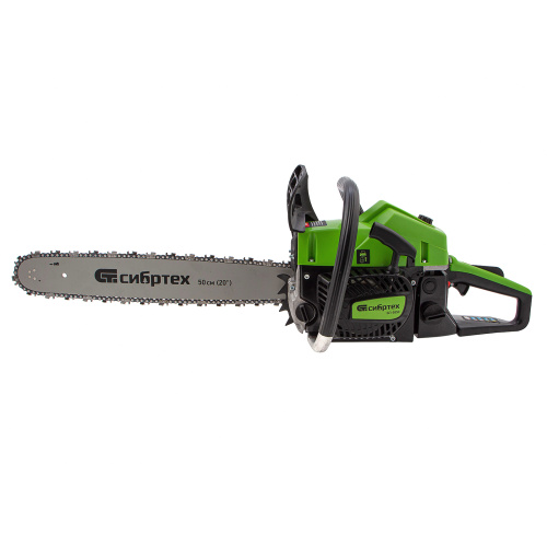 Пила цепная бензиновая БП-5850, 58 см3, шина 50 см, шаг 0.325, паз 1,5 мм, 76 звеньев Сибртех по ценам производителя в Челябинске с доставкой по всей России