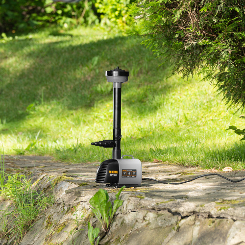 Насос фонтанный FNP110-34, 112 Вт, подъем 3,4 м, 3400 л/ч, колокольчик/каскад/гейзер Denzel по ценам производителя в Челябинске с доставкой по всей России