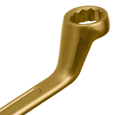 Ключ накидной, 19 х 22 мм, желтый цинк Сибртех по ценам производителя в Челябинске с доставкой по всей России