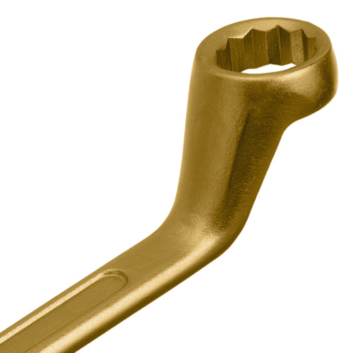 Ключ накидной, 19 х 22 мм, желтый цинк Сибртех по ценам производителя в Челябинске с доставкой по всей России