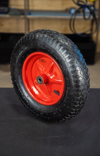 Колесо пневматическое резиновое 387 мм 4.00-8 (подшипник 16 мм) по ценам производителя в Челябинске с доставкой по всей России