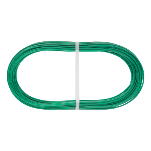 Трос металлополимерный зеленый ПР-2.0, толщина 2.0 мм, моток 20 метров Сибртех по ценам производителя в Челябинске с доставкой по всей России