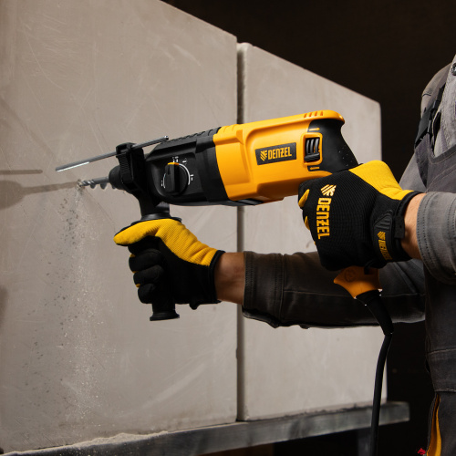 Перфоратор электрический RHH-800-26, SDS-plus, 800 Вт, 3 Дж, 3 плюс 1 реж. Denzel по ценам производителя в Челябинске с доставкой по всей России