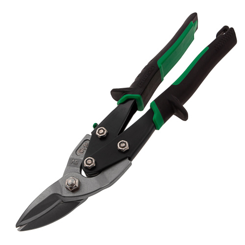 Ножницы по металлу "Piranha", 250 мм, прямой и правый рез, сталь СrMo, двухкомпонентные рукоятки Gross по ценам производителя в Челябинске с доставкой по всей России