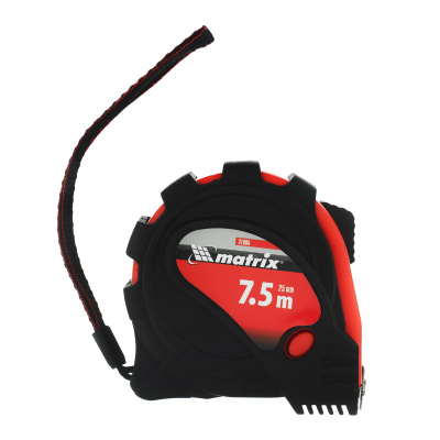 Рулетка Status Magnet 3 fixations,7,5 м х 25 мм,обрезиненный корпус,зацеп с магнитом Matrix по ценам производителя в Челябинске с доставкой по всей России