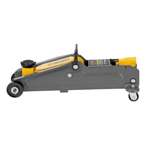 Домкрат гидравлический подкатной, 2 т, 135-385 мм, в пласт. кейсе Denzel по ценам производителя в Челябинске с доставкой по всей России