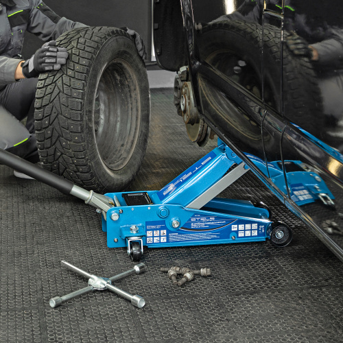 Домкрат гидравлический подкатной, быстрый подъем, 3 т, Quick, 130-465 мм, профессиональный Stels по ценам производителя в Челябинске с доставкой по всей России