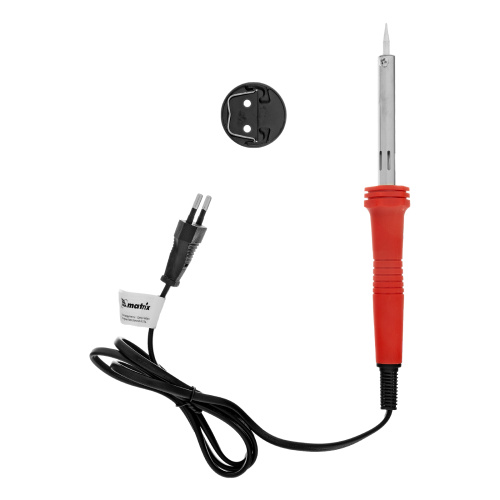 Паяльник, пластик ABS с пониженной теплопроводностью, медный наконечник с долговечным покрытием, 220 В, 40 W Matrix по ценам производителя в Челябинске с доставкой по всей России