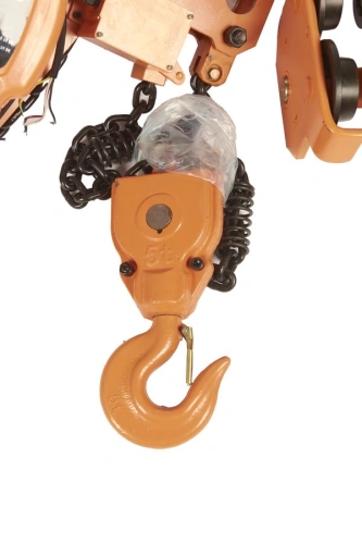 Таль передвижная с уменьшенной строительной высотой  5т  6м 380В электрическая цепная TOR HHBDSL-02 по ценам производителя в Челябинске с доставкой по всей России