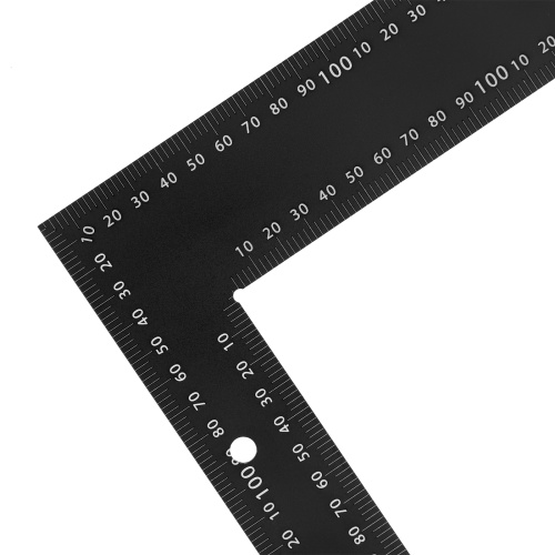 Угольник, 400 х 600 мм, алюминиевый, лазерная гравировка Denzel по ценам производителя в Челябинске с доставкой по всей России