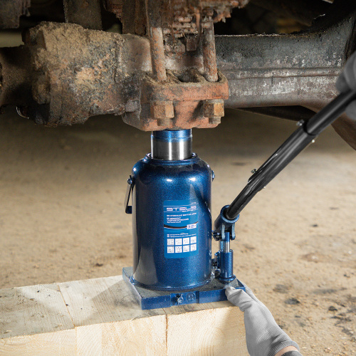 Домкрат гидравлический бутылочный, 32 т, h подъема 260-420 мм Stels по ценам производителя в Челябинске с доставкой по всей России