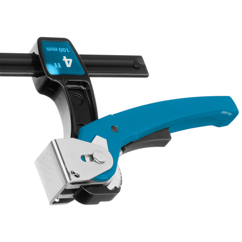 Струбцина реечная быстрозажимная 4, металлический корпус, рычажный храповой механизм, 100 мм Gross по ценам производителя в Челябинске с доставкой по всей России