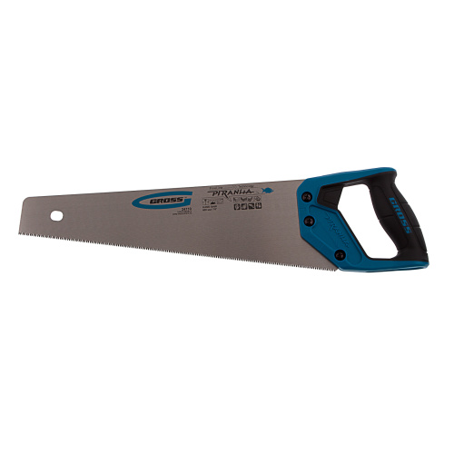 Ножовка по дереву "Piranha", 400 мм, 11-12 TPI, зуб-3D, каленый зуб, двухкомпонентная рукоятка Gross по ценам производителя в Челябинске с доставкой по всей России