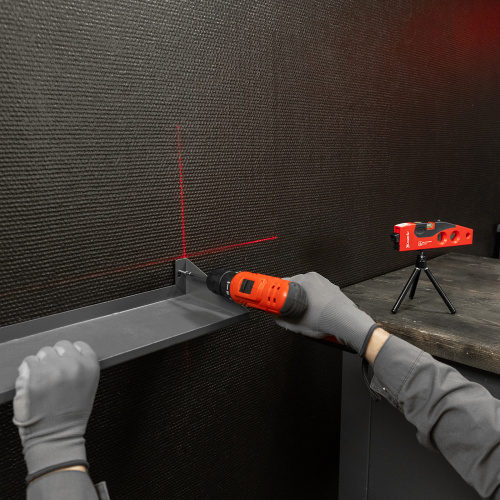 Лазерный уровень, 180 мм, 220 мм штатив, 4 глазка Matrix по ценам производителя в Челябинске с доставкой по всей России