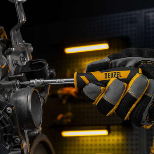 Набор инструментов, 1/2", 1/4", CrV, S2, пластиковый кейс, 194 предмета Denzel по ценам производителя в Челябинске с доставкой по всей России