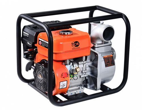 Мотопомпа бензиновая для грязной воды TOR KM80SP 50 м3/час по ценам производителя в Челябинске с доставкой по всей России