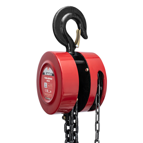 Таль цепная, 3 т, H подъема 3 м, расстояние между крюками 470 мм Matrix по ценам производителя в Челябинске с доставкой по всей России