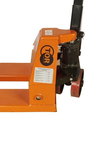 Тележка гидравлическая узковильная 2500 кг 800x450 мм полиуретановые колеса TOR RHP по ценам производителя в Челябинске с доставкой по всей России
