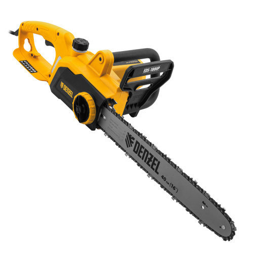 Пила цепная электрическая EDS-1800P, 1.8 кВт,поперечная, шина 40 см, шаг 3/8, паз 1.3 мм, 57 звеньев Denzel по ценам производителя в Челябинске с доставкой по всей России