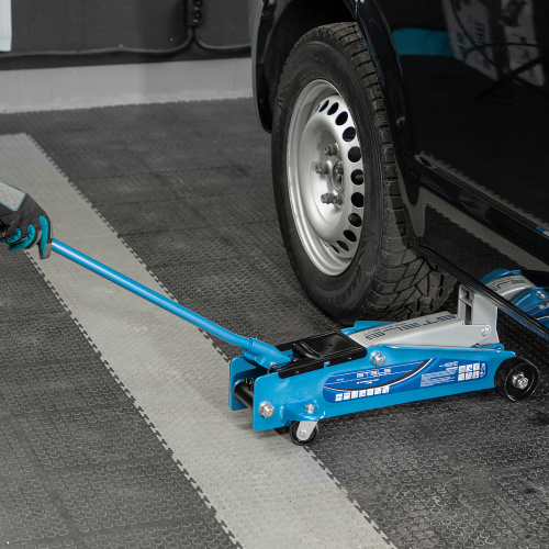 Домкрат гидравлический подкатной, высокий подъем, 3т, SUV, 190-535 мм, в кейсе Stels по ценам производителя в Челябинске с доставкой по всей России