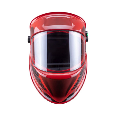 Маска сварщика КОРУНД МЕГА красная (ф-р MEGA LED) в коробке по ценам производителя в Челябинске с доставкой по всей России