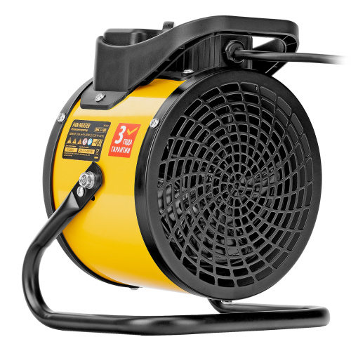 Тепловая пушка, керамический нагреватель (тепловентилятор) DHC 2-100, 230 В, 0.025/1/2 кВт Denzel по ценам производителя в Челябинске с доставкой по всей России