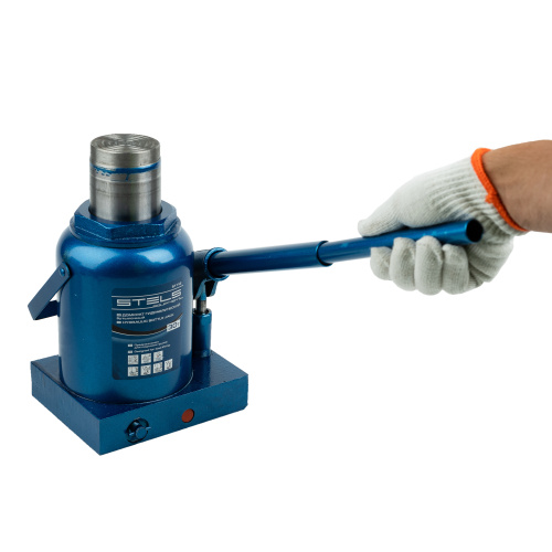 Домкрат гидравлический бутылочный, 30 т, H подъема 240-370 мм Stels по ценам производителя в Челябинске с доставкой по всей России