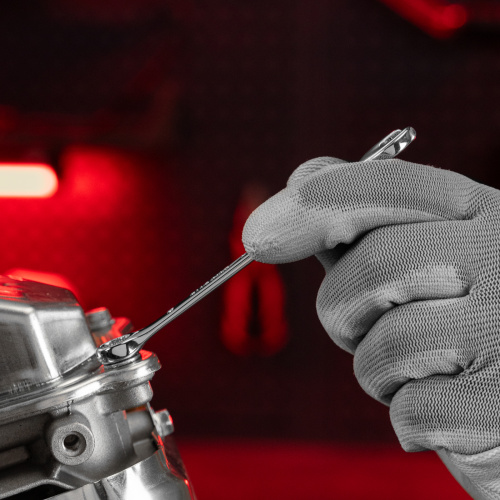 Ключ комбинированный, 9 мм, CrV, полированный хром Matrix по ценам производителя в Челябинске с доставкой по всей России