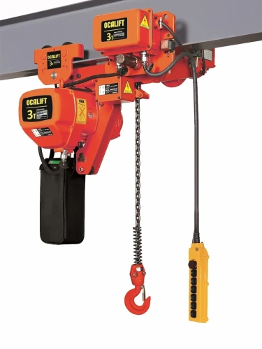 3т 12м УСВ таль цепная ТЭЦ OCALIFT 03-01LHS 380в передвижная односкоростная купить в Москве с доставкой по всей России | ProtosMarket.ru