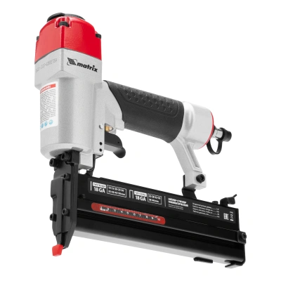 Нейлер-степлер пневматический 2 в 1, гвозди 18GA длина 10-50 мм, скобы 18GA длина 25-40 мм Matrix по ценам производителя в Челябинске с доставкой по всей России